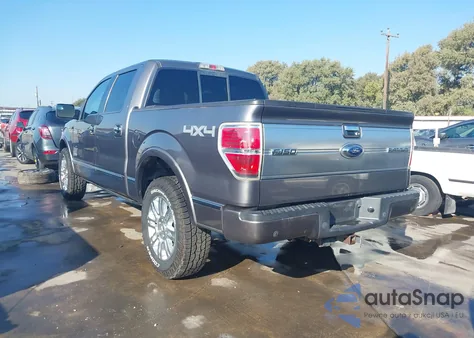 2012 Ford F-150 Platinum from USA, damaged, VIN 1FTFW1ET6CFC95110